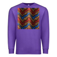 Purple leopard 4th of july seamless pattern Premium Sweatshirt - BundleAndBundleShop