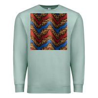 Seafoam leopard 4th of july seamless pattern Premium Sweatshirt - BundleAndBundleShop