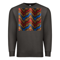 Smoke leopard 4th of july seamless pattern Premium Sweatshirt - BundleAndBundleShop