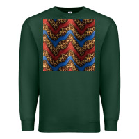 Sports Green leopard 4th of july seamless pattern Premium Sweatshirt - BundleAndBundleShop