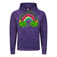 Cloud Purple happy st patricks day rainbow and shamrock Vintage Hoodie - RanaPortraitStore