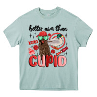 Arona better aim than cupid with dog and duck Heavy Core Tee - MaliasSmallBusiness