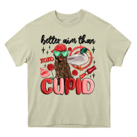Mossy better aim than cupid with dog and duck Heavy Core Tee - MaliasSmallBusiness
