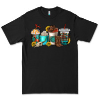 Black western coffee cups Premium Tee - NancyCooperArtShop