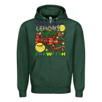 Sports Green When life gives you lemons boil some crawfish Zipper Hoodie - FaDigitalArtStudio