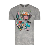 Cloud Rock pig love Vintage Tee - BarkalooDesign