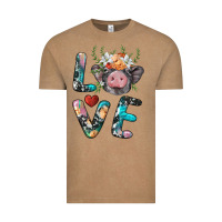 Vintage Coffee pig love Vintage Tee - BarkalooDesign