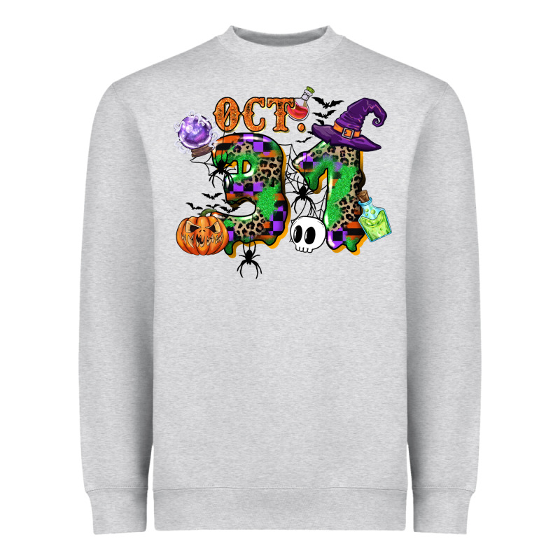 October 31 Heavyweight Sweatshirt by CowGirlArtShop | Teevron