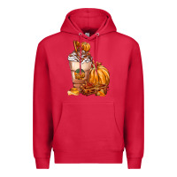 Cardinal Pumpkin Spice Coffee Premium Hoodie - FaDigitalArtStudio