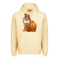 Pina Colada Pumpkin Spice Coffee Premium Hoodie - FaDigitalArtStudio