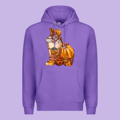 Pumpkin Spice Coffee Premium Hoodie Designed By Fadigitalartstudio