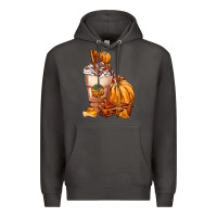 Smoke Pumpkin Spice Coffee Premium Hoodie - FaDigitalArtStudio