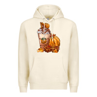 Tofu Pumpkin Spice Coffee Premium Hoodie - FaDigitalArtStudio