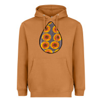 Meerkat african fabric pattern teardrop earrings 5 Heavyweight Hoodie - BundleAndBundleShop