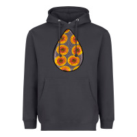 Smoke african fabric pattern teardrop earrings 5 Heavyweight Hoodie - BundleAndBundleShop