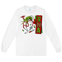 White Christmas Character Long Sleeve Tee - NancyCooperArtShop