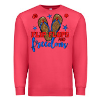 Cardinal flip flops and freedom Premium Sweatshirt - BundleAndBundleShop
