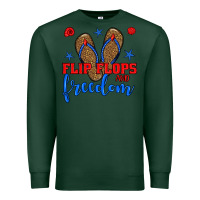 Sports Green flip flops and freedom Premium Sweatshirt - BundleAndBundleShop