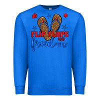 True Royal flip flops and freedom Premium Sweatshirt - BundleAndBundleShop