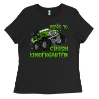 Black ready to crush kindergarten Ladies Tee - MaliasSmallBusiness