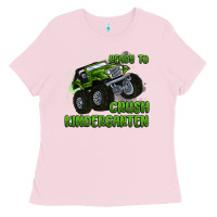 Bubblegum Pink ready to crush kindergarten Ladies Tee - MaliasSmallBusiness