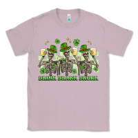 Lilac st. patrick's day skeletons drink drank drunk Classic Tee - Artiststas