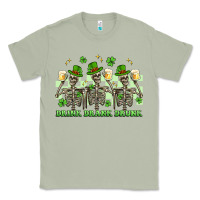 Matcha st. patrick's day skeletons drink drank drunk Classic Tee - Artiststas