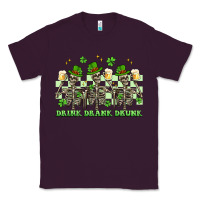 Plum st. patrick's day skeletons drink drank drunk Classic Tee - Artiststas