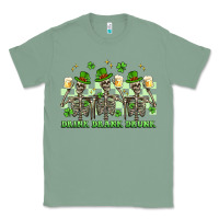 Sage st. patrick's day skeletons drink drank drunk Classic Tee - Artiststas