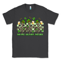 Smoke st. patrick's day skeletons drink drank drunk Classic Tee - Artiststas