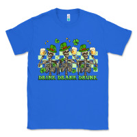 True Royal st. patrick's day skeletons drink drank drunk Classic Tee - Artiststas