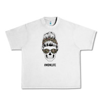 Lunar Rock Feminine Camouflage Patterned Mom Skull Urban Heavy Tee - Bettercallsaul