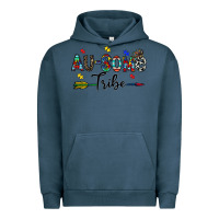 Pigment Midnight Navy au some tribe Urban Hoodie - CowhideDigitalArt