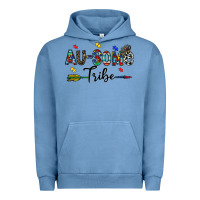 Pigment Pebble Blue au some tribe Urban Hoodie - CowhideDigitalArt