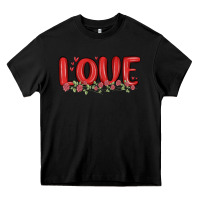 Black love valentine s day Heavy Core Tee - MaliasSmallBusiness