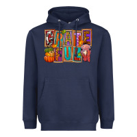 Navy grateful thanksgiving Heavyweight Hoodie - FaDigitalArtStudio