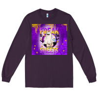 Plum Freak In The Sheets Long Sleeve Tee - texasbilliewilder