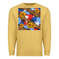 Antique Gold western 4th of july seamless pattern Premium Sweatshirt - BundleAndBundleShop