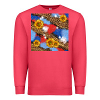 Cardinal western 4th of july seamless pattern Premium Sweatshirt - BundleAndBundleShop