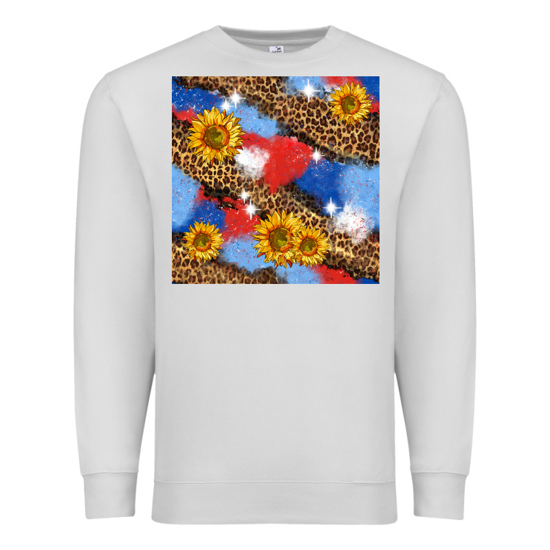 Western 4th Of July Seamless Pattern Premium Sweatshirt by BundleAndBundleShop | Teevron