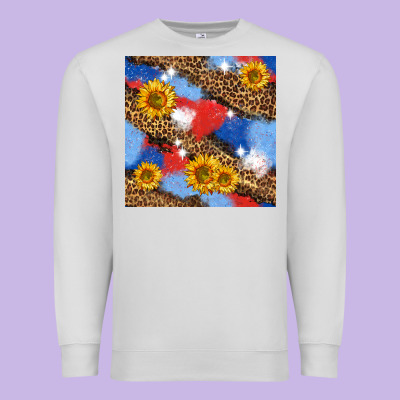 Western 4th Of July Seamless Pattern Premium Sweatshirt Designed By Bundleandbundleshop