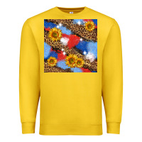Lemon western 4th of july seamless pattern Premium Sweatshirt - BundleAndBundleShop