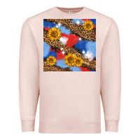Pale Pink western 4th of july seamless pattern Premium Sweatshirt - BundleAndBundleShop