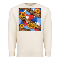 Sandshell western 4th of july seamless pattern Premium Sweatshirt - BundleAndBundleShop