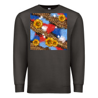 Smoke western 4th of july seamless pattern Premium Sweatshirt - BundleAndBundleShop