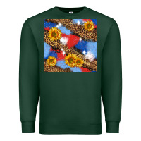Sports Green western 4th of july seamless pattern Premium Sweatshirt - BundleAndBundleShop