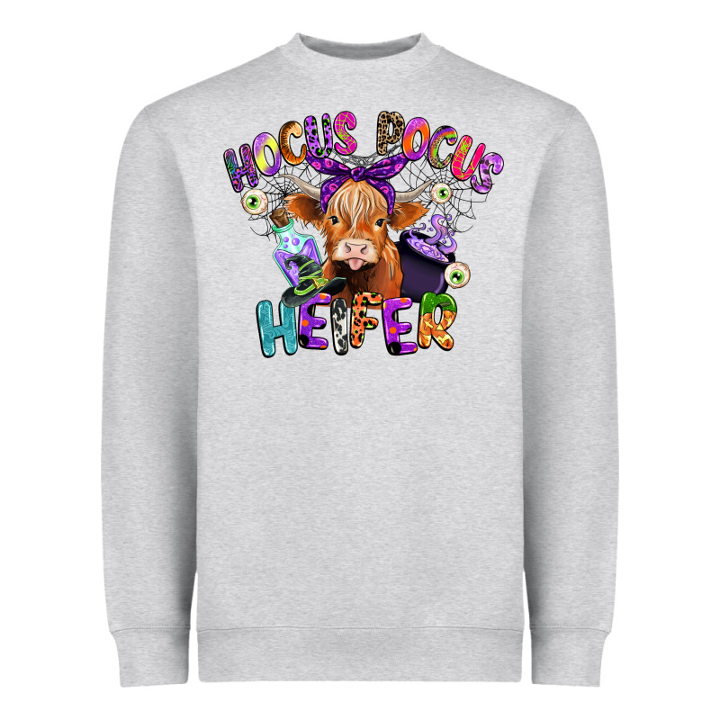 Hocus Pocus Heifer Heavyweight Sweatshirt by CowGirlArtShop | Teevron