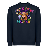 Navy hocus pocus heifer Heavyweight Sweatshirt - CowGirlArtShop