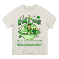 Cream lucky world tour st. patrick's day Heavy Core Tee - MaliasSmallBusiness