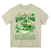 Mossy lucky world tour st. patrick's day Heavy Core Tee - MaliasSmallBusiness
